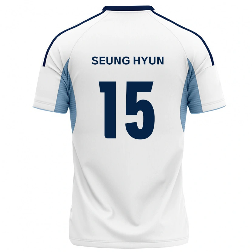 Danxen Kvinder Seung-Hyun Jung #15 Kongelig Blå Hvid Udebane Spillertrøjer 2026/27 Trøje T-Shirt