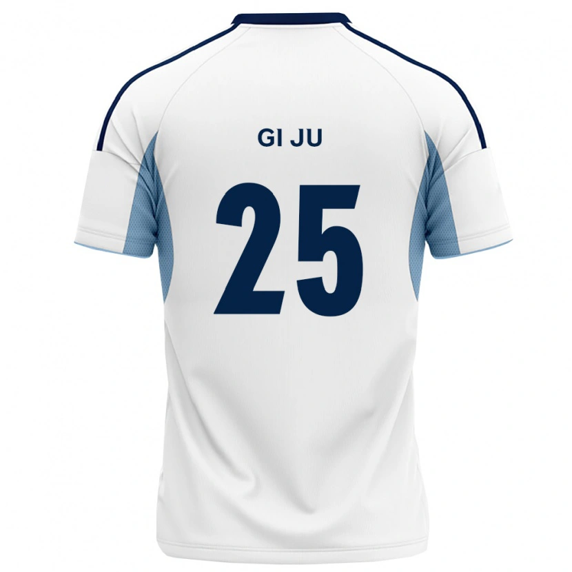 Danxen Kvinder Gi-Ju Kwon #25 Kongelig Blå Hvid Udebane Spillertrøjer 2026/27 Trøje T-Shirt