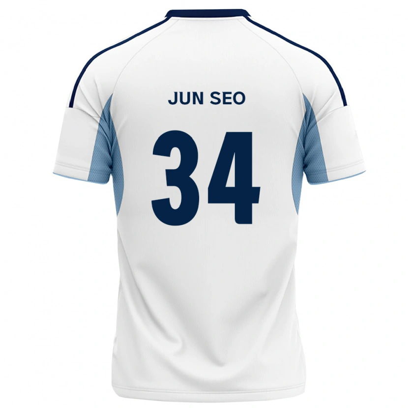 Danxen Kvinder Jun-Seo Kim #34 Kongelig Blå Hvid Udebane Spillertrøjer 2026/27 Trøje T-Shirt