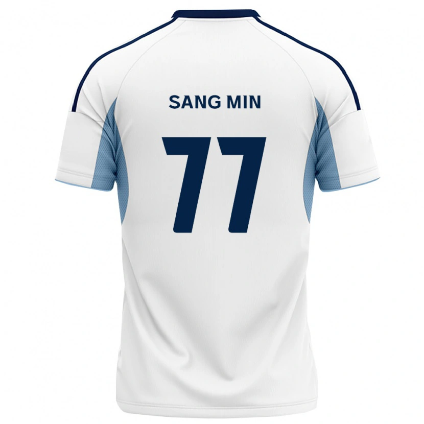 Danxen Kvinder Sang-Min Sim #77 Kongelig Blå Hvid Udebane Spillertrøjer 2026/27 Trøje T-Shirt