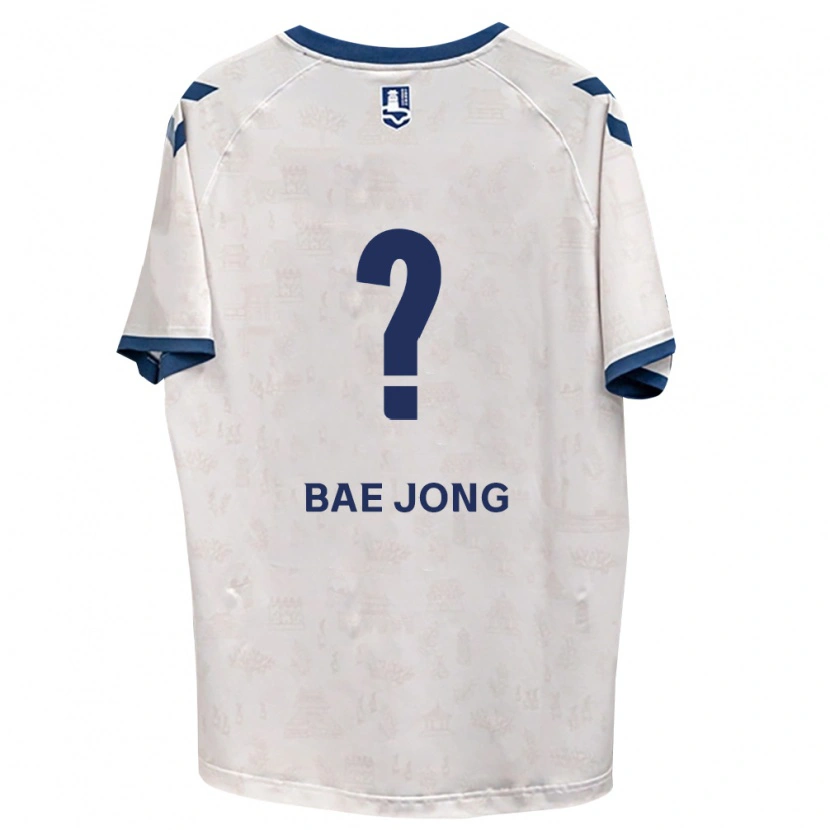 Danxen Kvinder Bae-Jong Park #0 Kongelig Blå Hvid Udebane Spillertrøjer 2026/27 Trøje T-Shirt