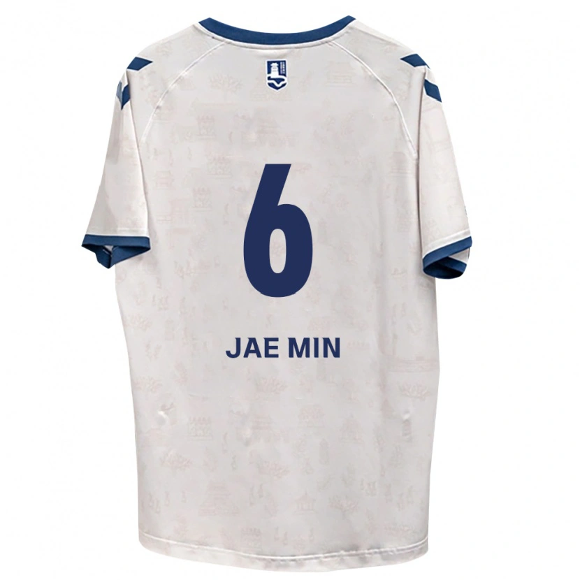 Danxen Kvinder Jae-Min Chun #6 Kongelig Blå Hvid Udebane Spillertrøjer 2026/27 Trøje T-Shirt