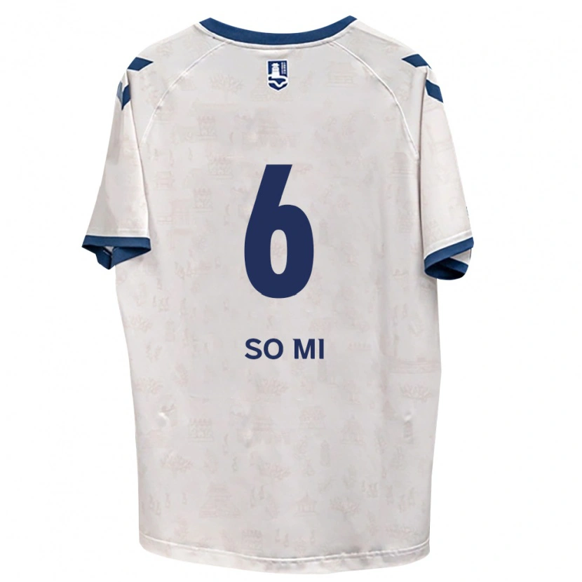 Danxen Kvinder So-Mi Choi #6 Kongelig Blå Hvid Udebane Spillertrøjer 2026/27 Trøje T-Shirt