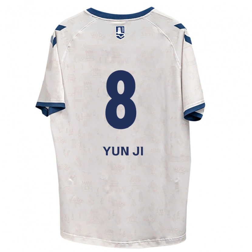 Danxen Kvinder Yun-Ji Kim #8 Kongelig Blå Hvid Udebane Spillertrøjer 2026/27 Trøje T-Shirt