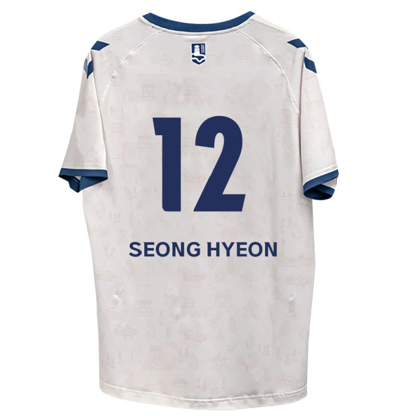 Danxen Kvinder Seong-Hyeon Choi #12 Kongelig Blå Hvid Udebane Spillertrøjer 2026/27 Trøje T-Shirt