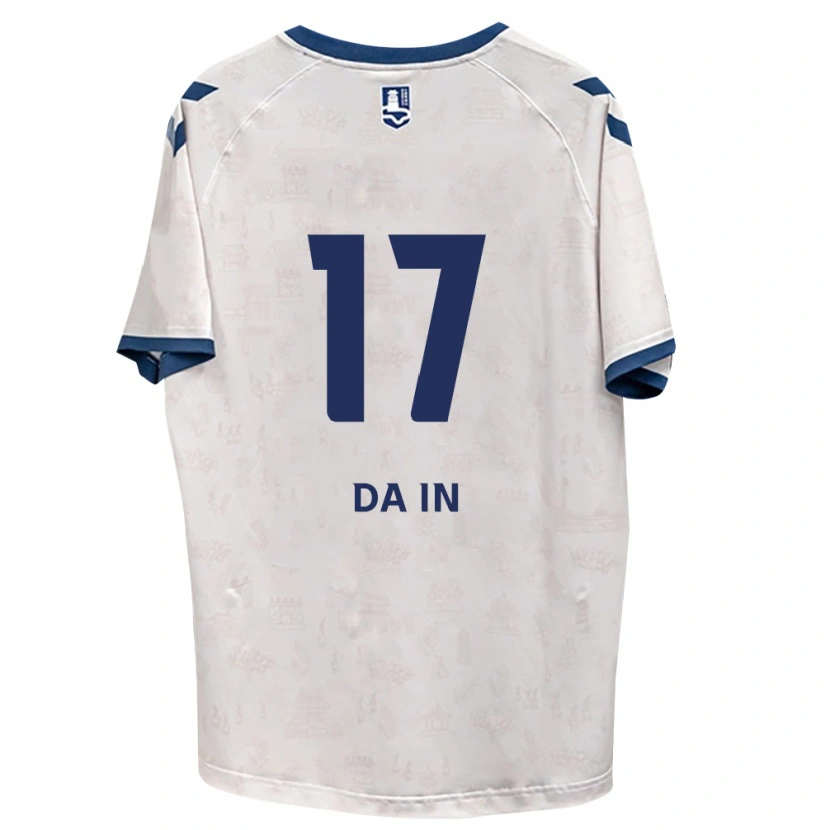 Danxen Kvinder Da-In Han #17 Kongelig Blå Hvid Udebane Spillertrøjer 2026/27 Trøje T-Shirt