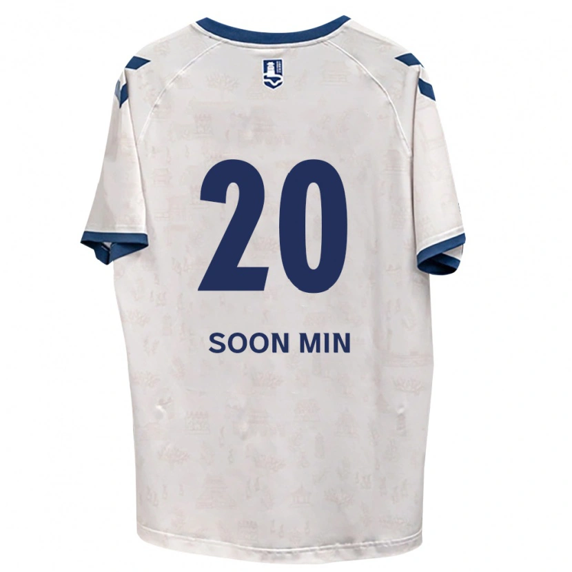 Danxen Kvinder Soon-Min Hwang #20 Kongelig Blå Hvid Udebane Spillertrøjer 2026/27 Trøje T-Shirt