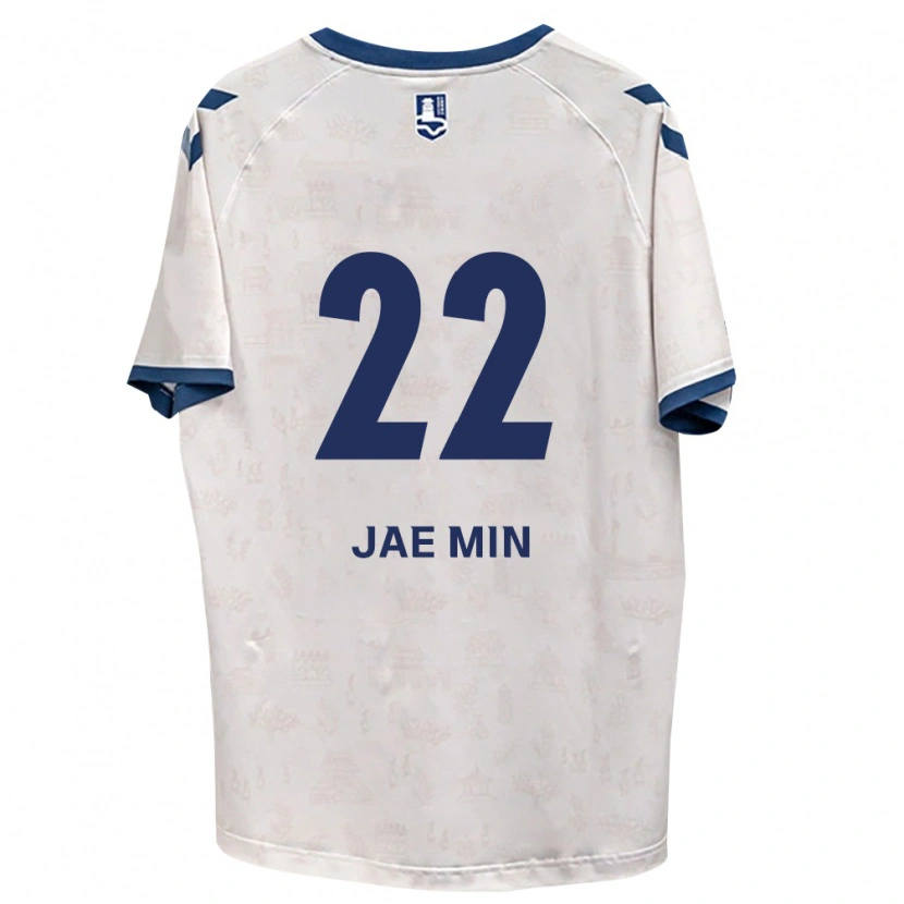 Danxen Kvinder Jae-Min Seo #22 Kongelig Blå Hvid Udebane Spillertrøjer 2026/27 Trøje T-Shirt