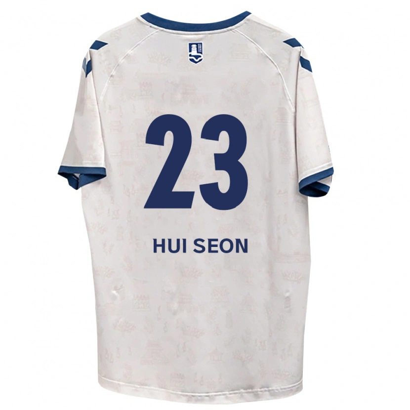 Danxen Kvinder Hui-Seon Kwon #23 Kongelig Blå Hvid Udebane Spillertrøjer 2026/27 Trøje T-Shirt