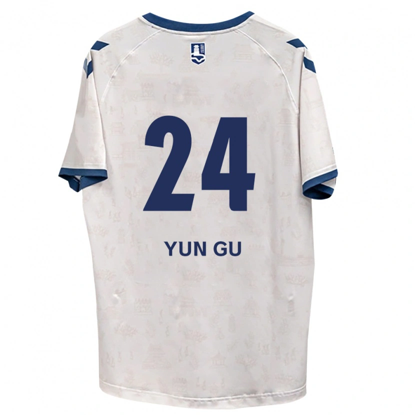 Danxen Kvinder Yun-Gu Gang #24 Kongelig Blå Hvid Udebane Spillertrøjer 2026/27 Trøje T-Shirt