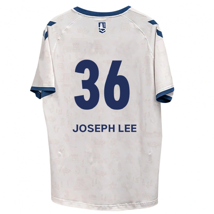 Danxen Kvinder Joseph Lee #36 Kongelig Blå Hvid Udebane Spillertrøjer 2026/27 Trøje T-Shirt