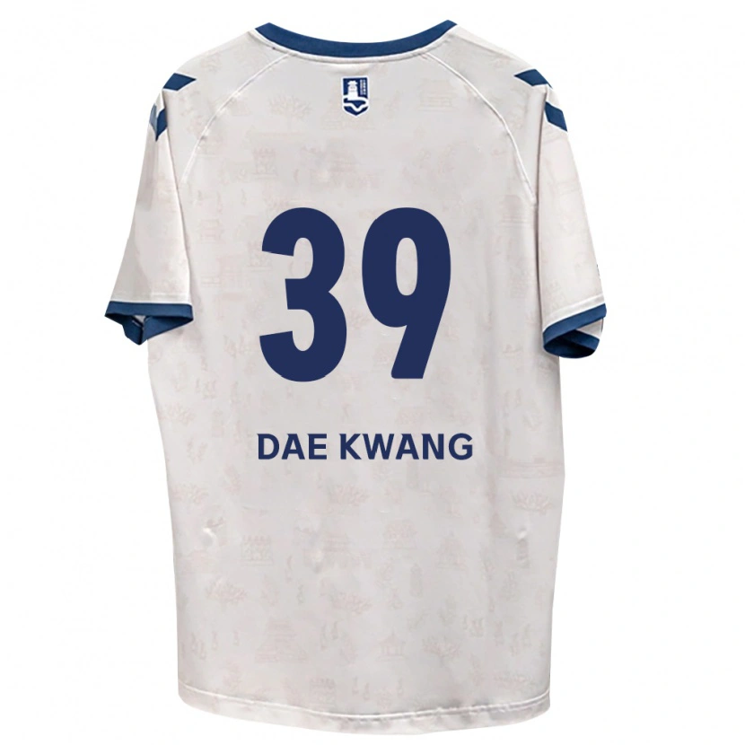 Danxen Kvinder Dae-Kwang Lee #39 Kongelig Blå Hvid Udebane Spillertrøjer 2026/27 Trøje T-Shirt
