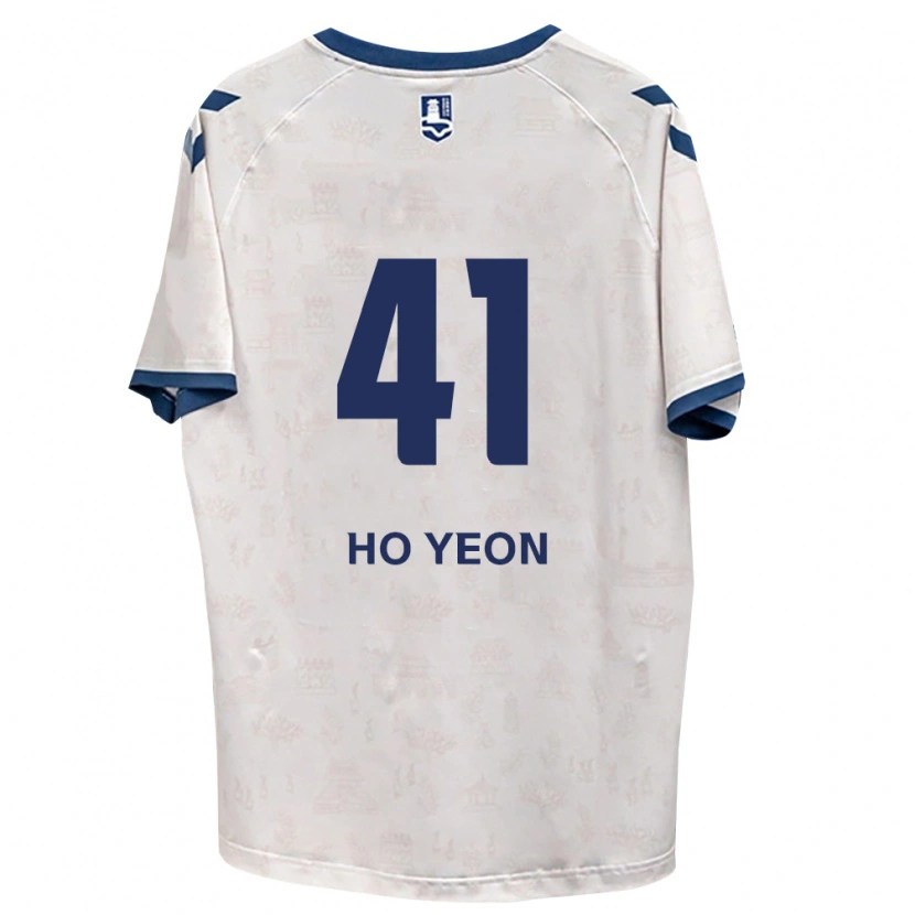 Danxen Kvinder Ho-Yeon Joo #41 Kongelig Blå Hvid Udebane Spillertrøjer 2026/27 Trøje T-Shirt