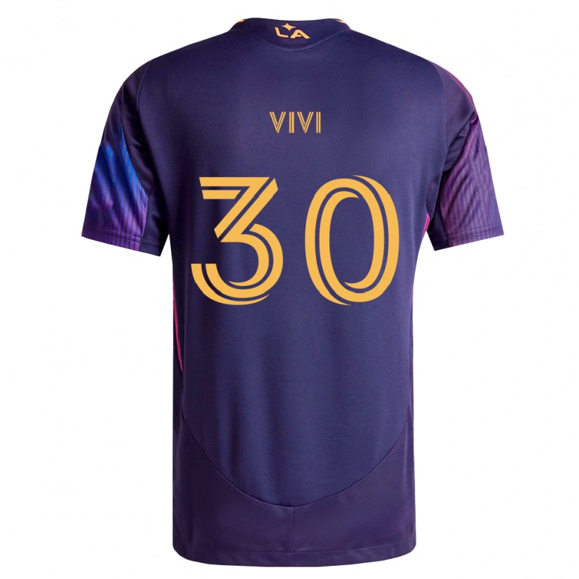 Danxen Kvinder Gino Vivi #30 Dyb Lilla Gul Udebane Spillertrøjer 2026/27 Trøje T-Shirt