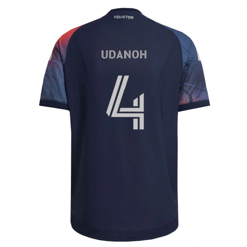 Danxen Kvinder Iffy Udanoh #4 Dyb Blå Hvid Orange Udebane Spillertrøjer 2026/27 Trøje T-Shirt