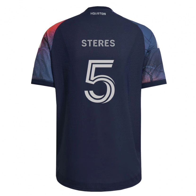Danxen Kvinder Daniel Steres #5 Dyb Blå Hvid Orange Udebane Spillertrøjer 2026/27 Trøje T-Shirt