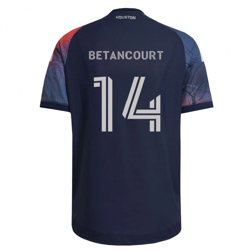 Danxen Kvinder Noah Betancourt #14 Dyb Blå Hvid Orange Udebane Spillertrøjer 2026/27 Trøje T-Shirt