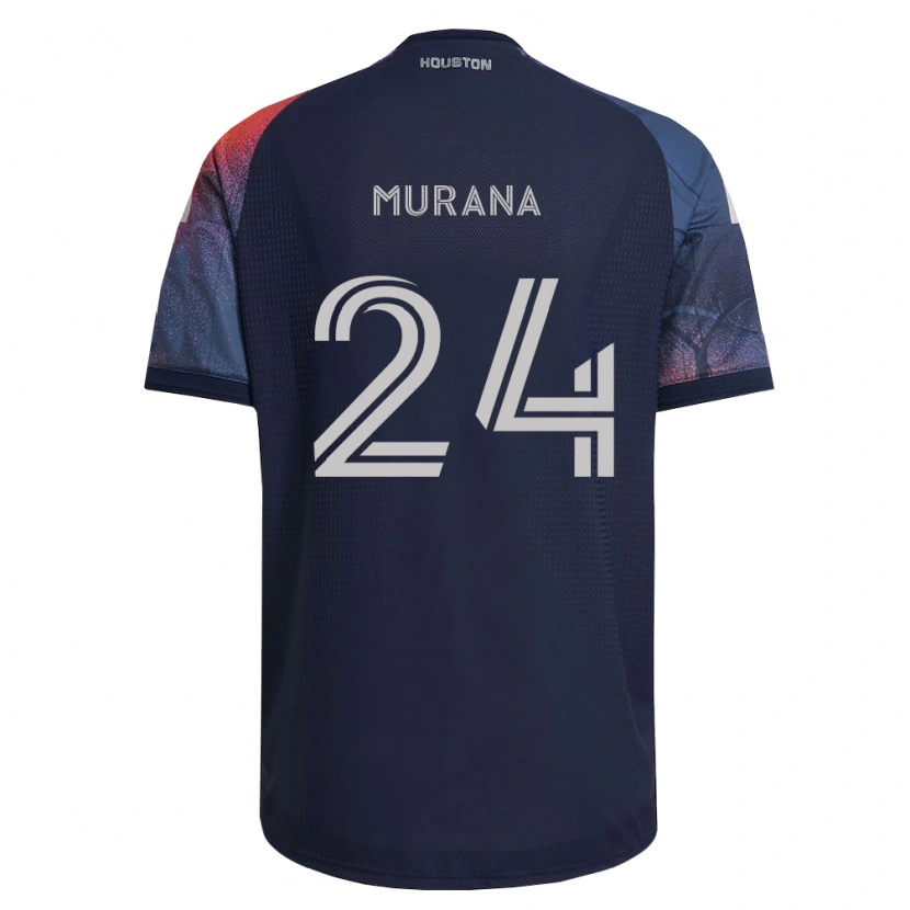 Danxen Kvinder Mujeeb Murana #24 Dyb Blå Hvid Orange Udebane Spillertrøjer 2026/27 Trøje T-Shirt