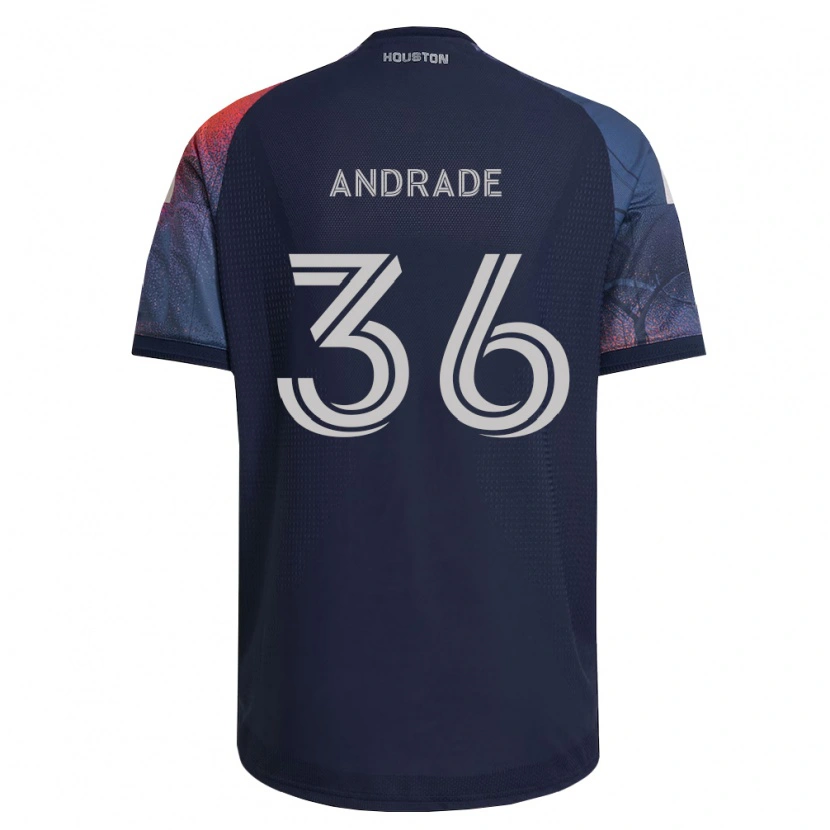 Danxen Kvinder Felipe Andrade #36 Dyb Blå Hvid Orange Udebane Spillertrøjer 2026/27 Trøje T-Shirt