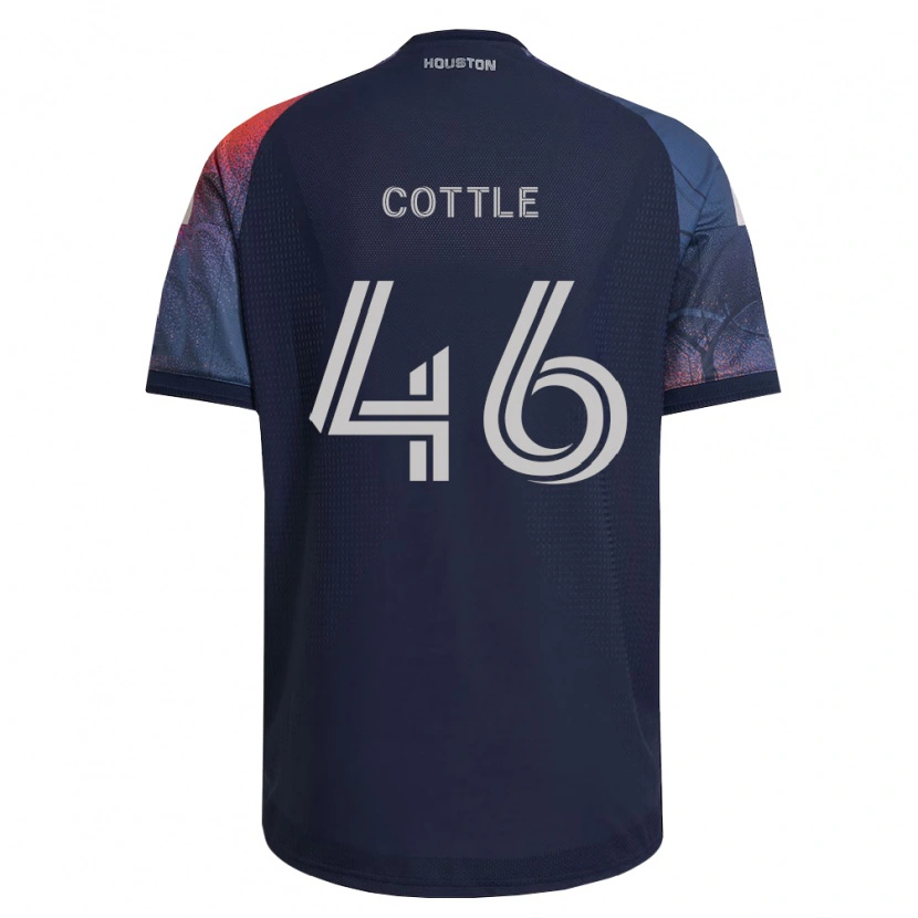 Danxen Kvinder Tristan Cottle #46 Dyb Blå Hvid Orange Udebane Spillertrøjer 2026/27 Trøje T-Shirt