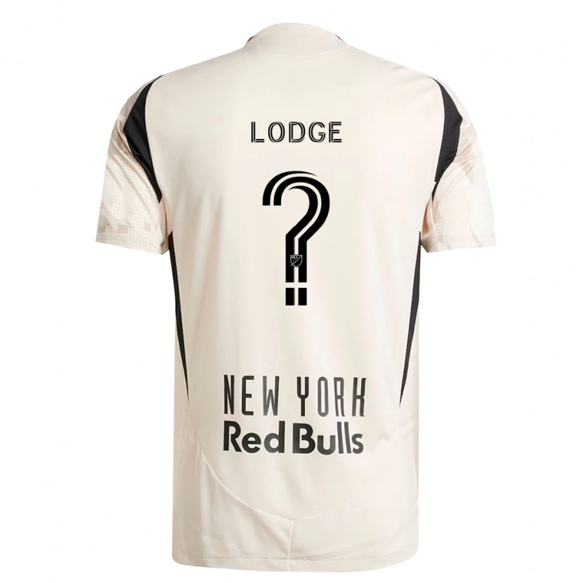 Danxen Kvinder Eric Lodge #0 Råhvid Rød Sort Udebane Spillertrøjer 2026/27 Trøje T-Shirt