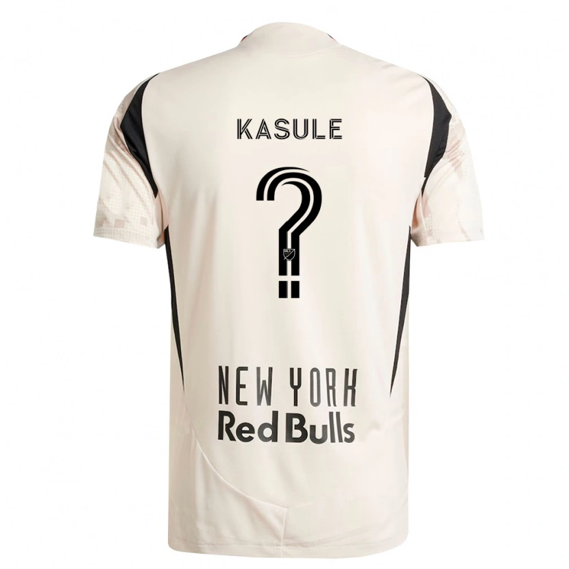 Danxen Kvinder Ibrahim Kasule #0 Råhvid Rød Sort Udebane Spillertrøjer 2026/27 Trøje T-Shirt