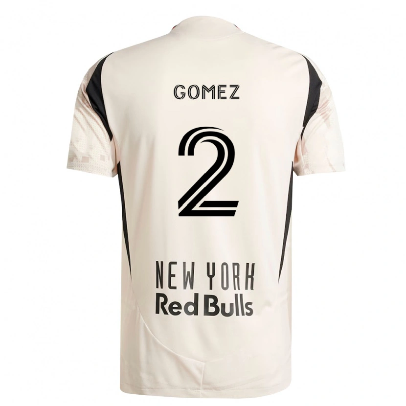 Danxen Kvinder Álex Gómez #2 Råhvid Rød Sort Udebane Spillertrøjer 2026/27 Trøje T-Shirt
