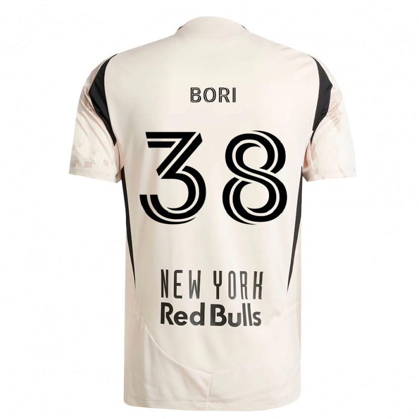 Danxen Kvinder Jason Bori #38 Råhvid Rød Sort Udebane Spillertrøjer 2026/27 Trøje T-Shirt