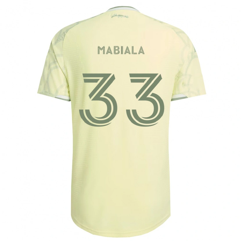 Danxen Kvinder Larrys Mabiala #33 Beige Hvid Udebane Spillertrøjer 2026/27 Trøje T-Shirt