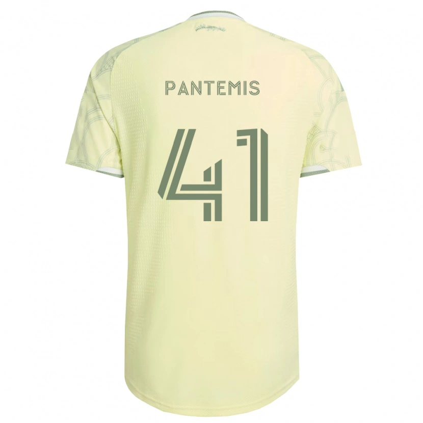 Danxen Kvinder James Pantemis #41 Beige Hvid Udebane Spillertrøjer 2026/27 Trøje T-Shirt