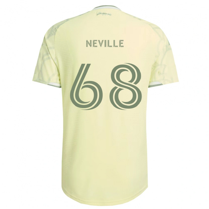 Danxen Kvinder Harvey Neville #68 Beige Hvid Udebane Spillertrøjer 2026/27 Trøje T-Shirt