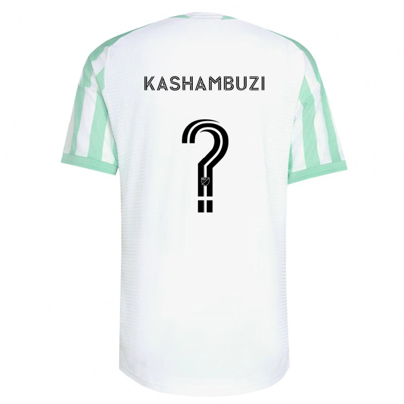 Danxen Kvinder Nick Kashambuzi #0 Lysegrøn Sort Hvid Udebane Spillertrøjer 2026/27 Trøje T-Shirt