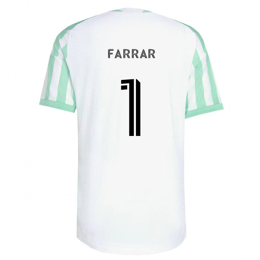Danxen Kvinder Charlie Farrar #1 Lysegrøn Sort Hvid Udebane Spillertrøjer 2026/27 Trøje T-Shirt