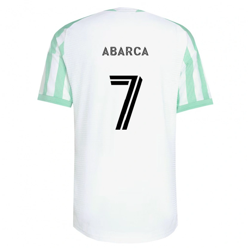 Danxen Kvinder Diego Abarca #7 Lysegrøn Sort Hvid Udebane Spillertrøjer 2026/27 Trøje T-Shirt