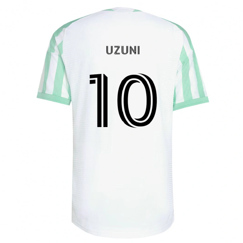 Danxen Kvinder Myrto Uzuni #10 Lysegrøn Sort Hvid Udebane Spillertrøjer 2026/27 Trøje T-Shirt