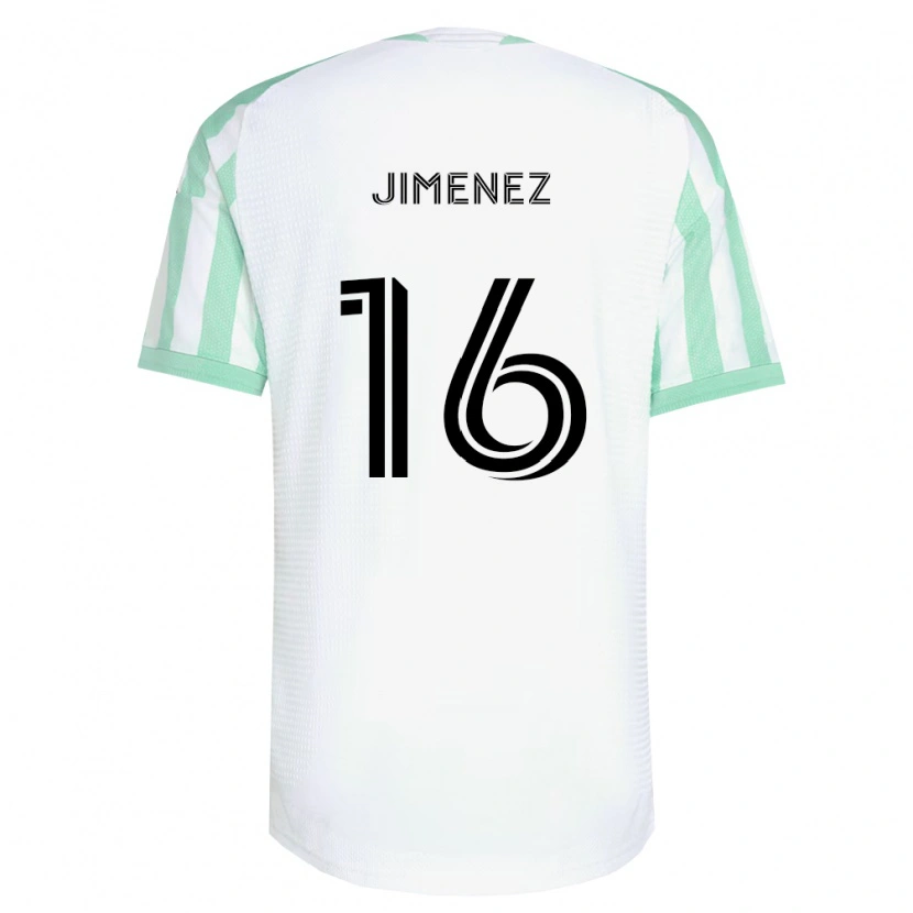 Danxen Kvinder Héctor Jiménez #16 Lysegrøn Sort Hvid Udebane Spillertrøjer 2026/27 Trøje T-Shirt
