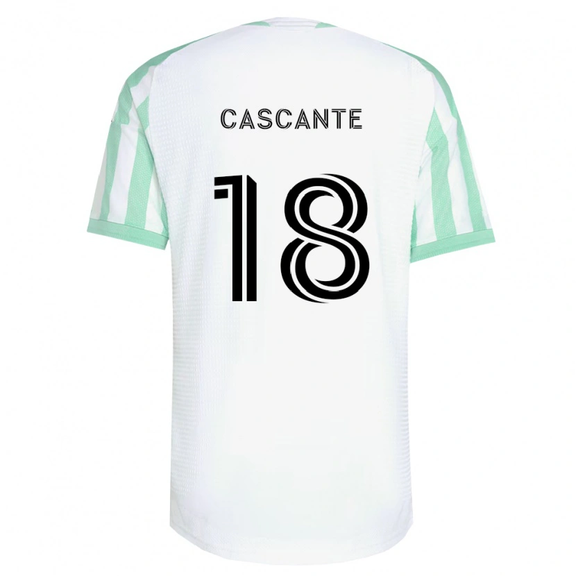 Danxen Kvinder Julio Cascante #18 Lysegrøn Sort Hvid Udebane Spillertrøjer 2026/27 Trøje T-Shirt