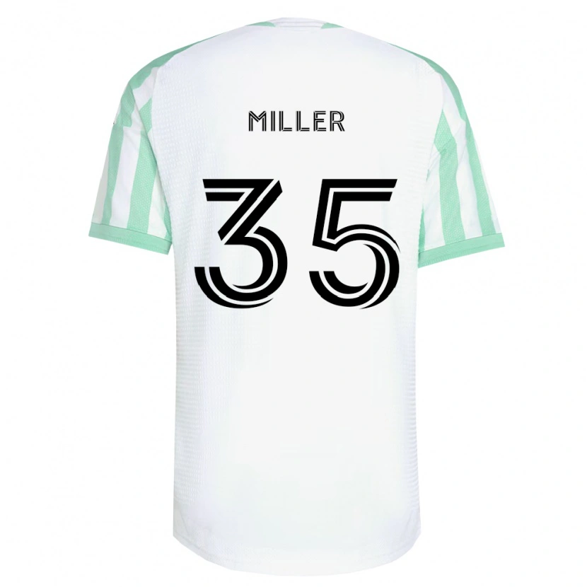 Danxen Kvinder Mason Miller #35 Lysegrøn Sort Hvid Udebane Spillertrøjer 2026/27 Trøje T-Shirt