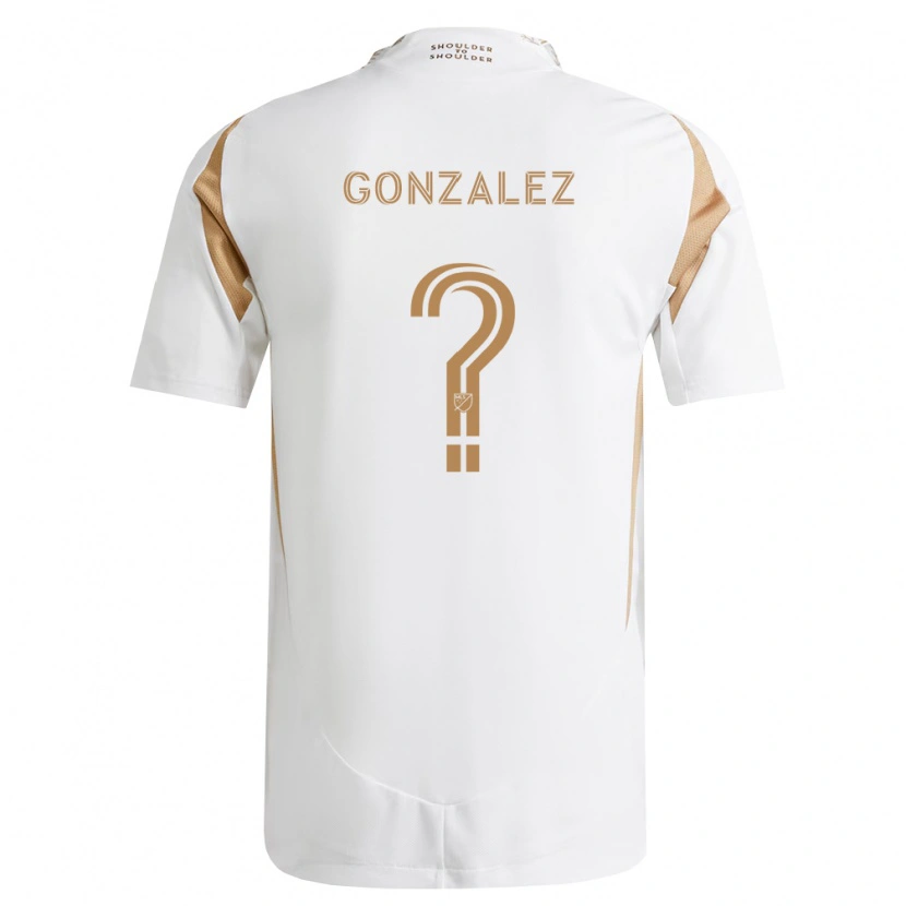 Danxen Kvinder Mario Gonzalez #0 Hvid Brun Udebane Spillertrøjer 2026/27 Trøje T-Shirt