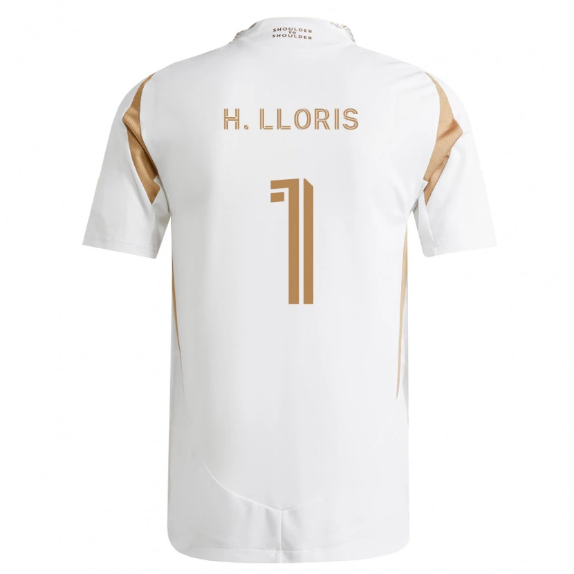 Danxen Kvinder Hugo Lloris #1 Hvid Brun Udebane Spillertrøjer 2026/27 Trøje T-Shirt