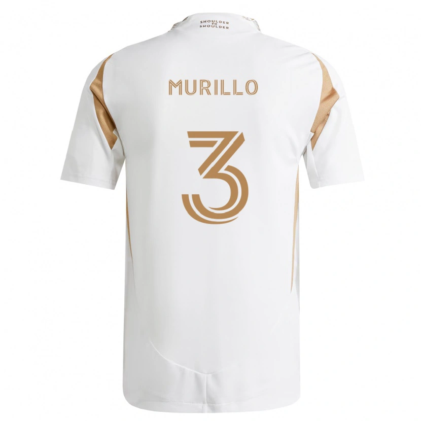 Danxen Kvinder Jesús Murillo #3 Hvid Brun Udebane Spillertrøjer 2026/27 Trøje T-Shirt
