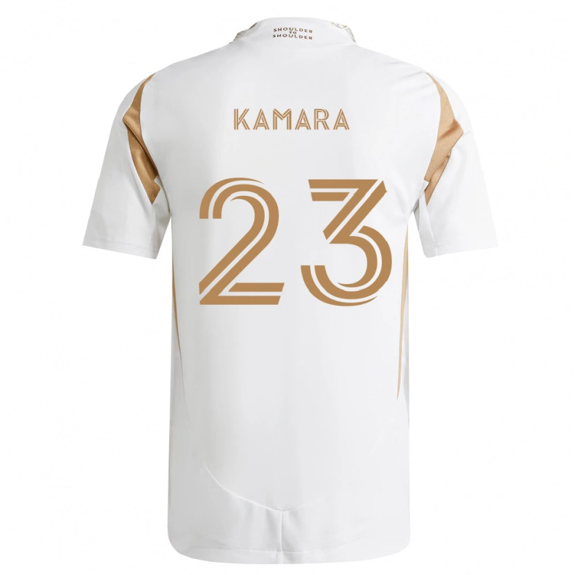 Danxen Kvinder Kei Kamara #23 Hvid Brun Udebane Spillertrøjer 2026/27 Trøje T-Shirt