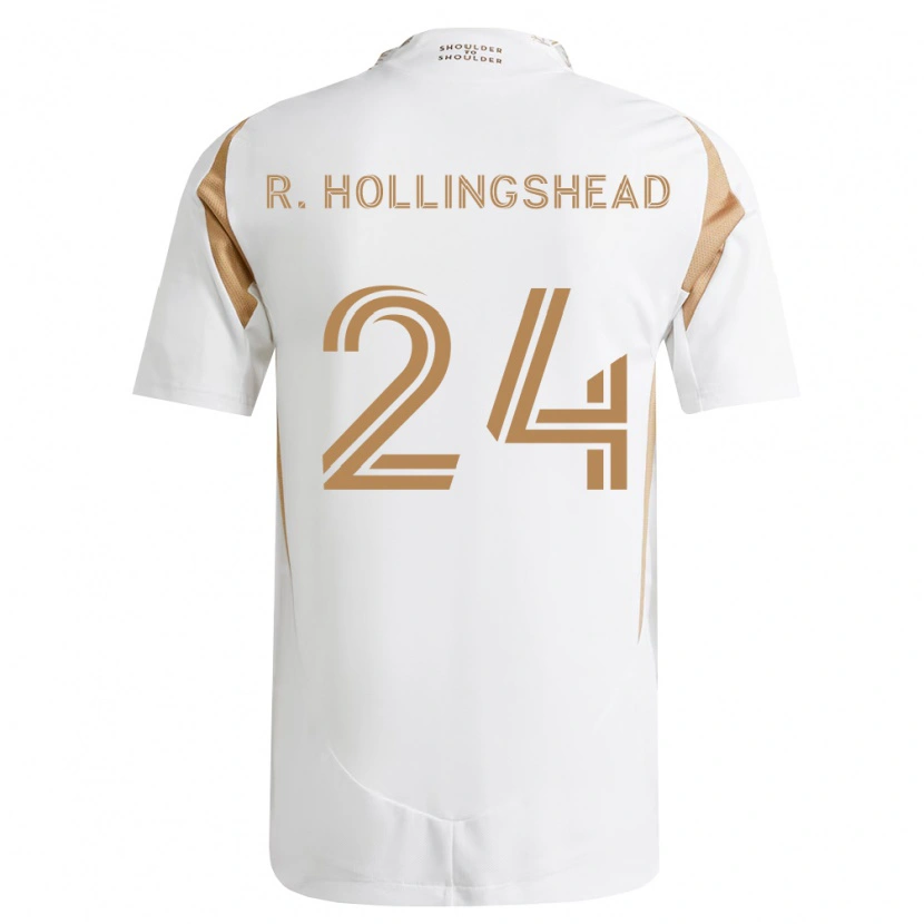 Danxen Kvinder Ryan Hollingshead #24 Hvid Brun Udebane Spillertrøjer 2026/27 Trøje T-Shirt