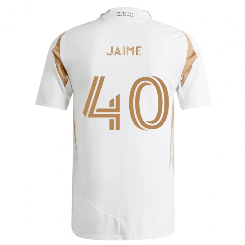 Danxen Kvinder Christopher Jaime #40 Hvid Brun Udebane Spillertrøjer 2026/27 Trøje T-Shirt