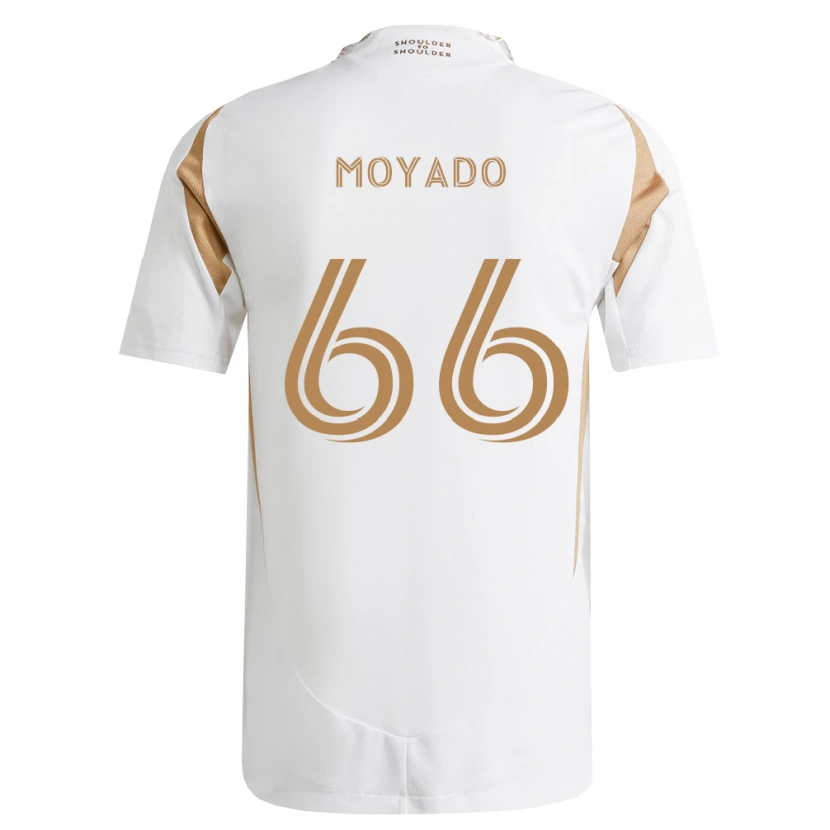 Danxen Kvinder Bryan Moyado #66 Hvid Brun Udebane Spillertrøjer 2026/27 Trøje T-Shirt