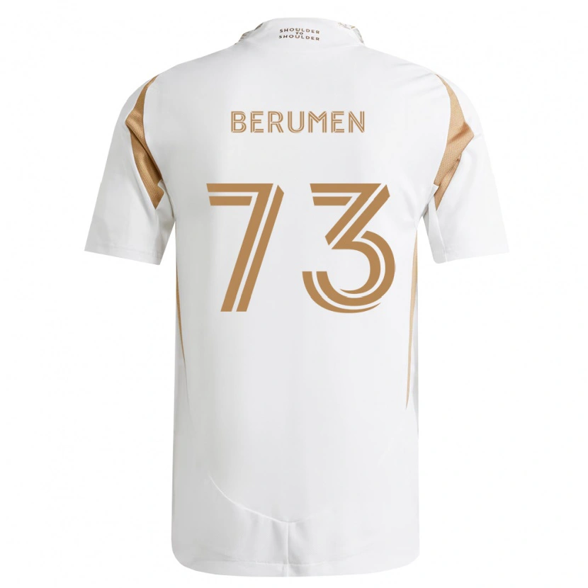 Danxen Kvinder Eddy Berumen #73 Hvid Brun Udebane Spillertrøjer 2026/27 Trøje T-Shirt