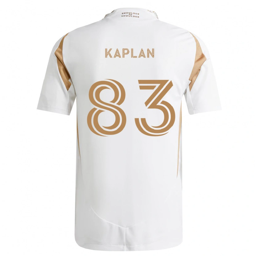 Danxen Kvinder Skylar Kaplan #83 Hvid Brun Udebane Spillertrøjer 2026/27 Trøje T-Shirt