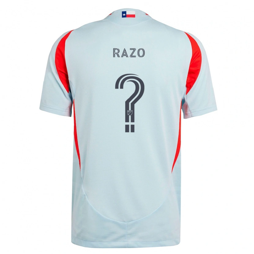 Danxen Kvinder Edgar Razo #0 Mørkegrå Hvid Rød Udebane Spillertrøjer 2026/27 Trøje T-Shirt