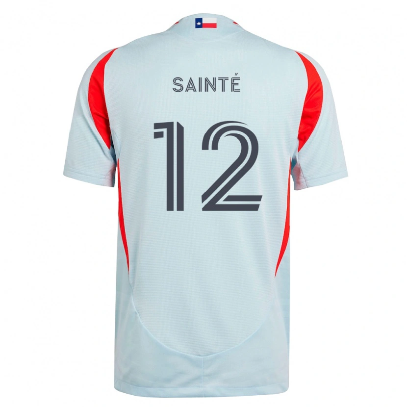 Danxen Kvinder Carl Sainté #12 Mørkegrå Hvid Rød Udebane Spillertrøjer 2026/27 Trøje T-Shirt