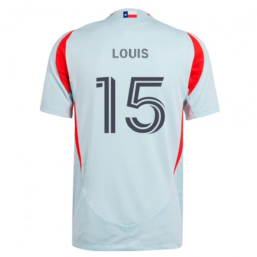 Danxen Kvinder Ricky Louis #15 Mørkegrå Hvid Rød Udebane Spillertrøjer 2026/27 Trøje T-Shirt